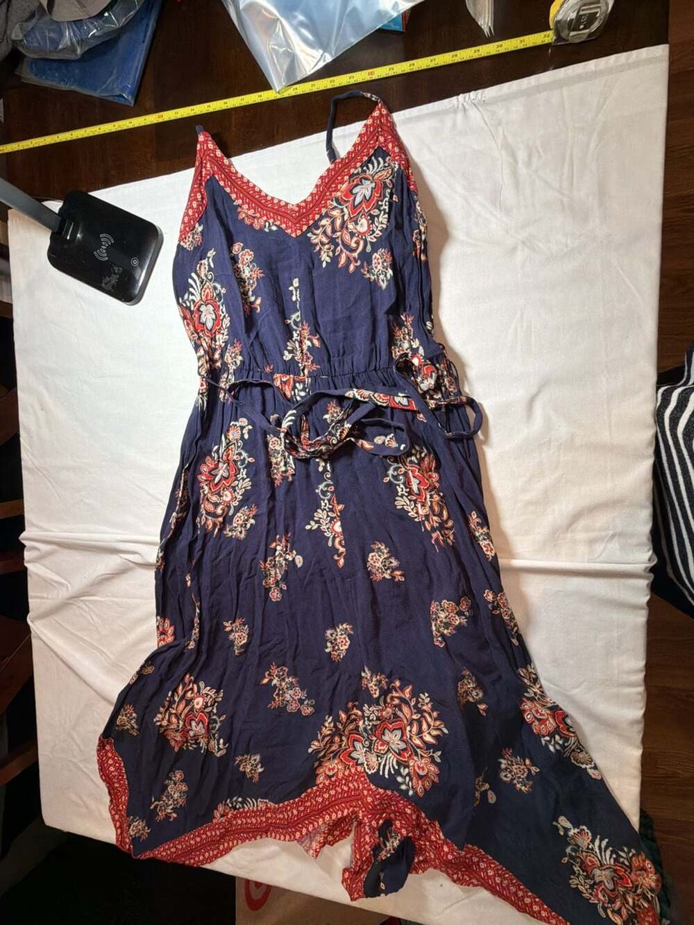 Love Ryan Los Angeles Floral Print Jumpsuit Size M